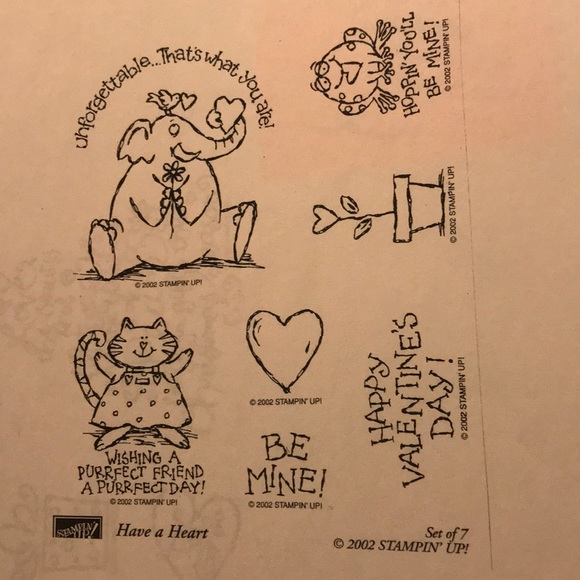 Stampin up. Have a heart 2002 - Picture 1 of 1